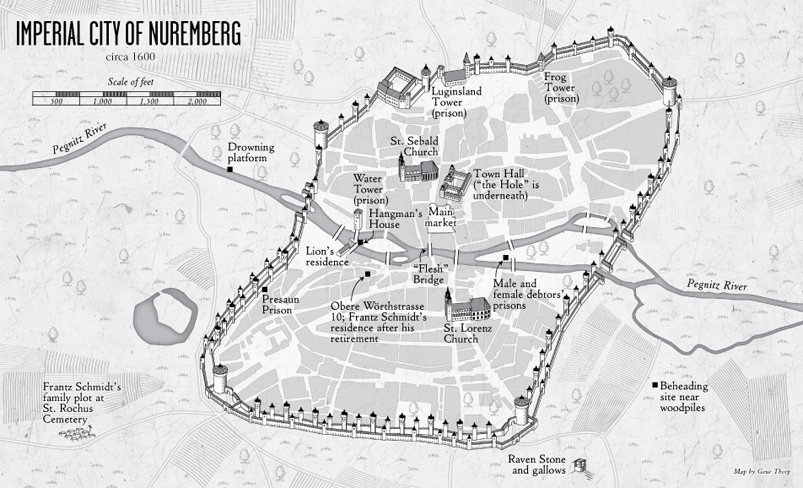 Imperial City of Nuremberg map